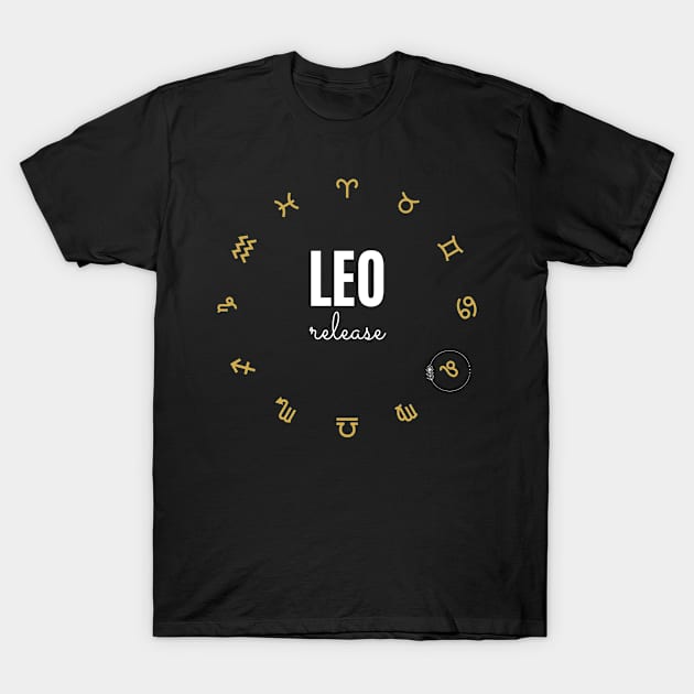 Leo Zodiac Horoscope T-Shirt by Meow_My_Cat